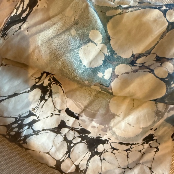 Multiple 3- Silk Scarfs Colorful Paisley and Floral Scarves - Picture 5 of 6